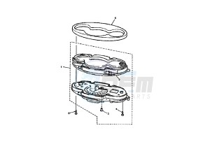 YP E MAJESTY 125 drawing DASHBOARD UNIT