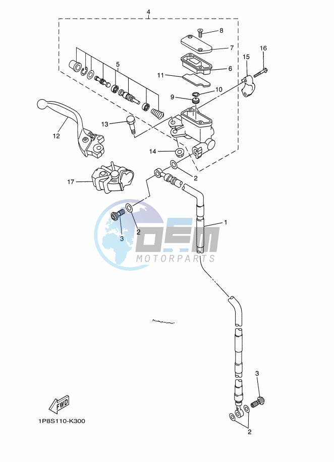 FRONT MASTER CYLINDER