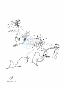 MT-10 SP MTN1000D (BGG1) drawing HANDLE SWITCH & LEVER