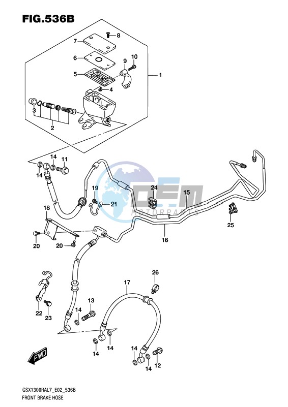 FRONT BRAKE HOSE