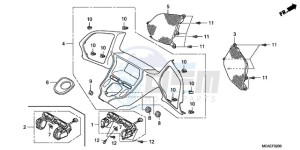 GL18009 Korea - (KO / AB) drawing METER PANEL