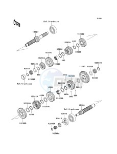 VN 1500 T [VULCAN 1500 CLASSIC] (6F) T6F drawing TRANSMISSION