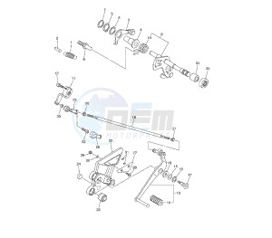 FZ6 FAZER S2 600 drawing SHIFT SHAFT