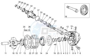 V7 Racer 750 drawing Transmission complete II