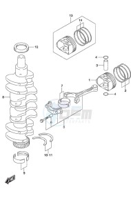 DF 70A drawing Crankshaft