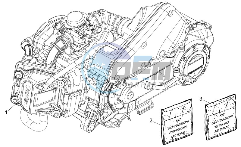 Engine, assembly