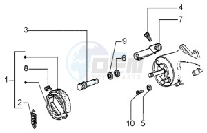 Liberty 50 4t RST drawing Brake lever