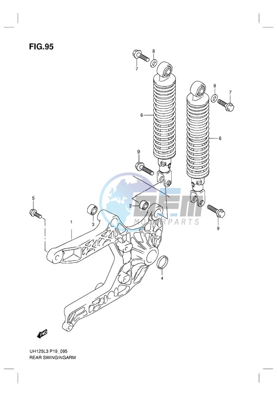 REAR SWINGINGARM