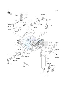 KVF 360 B [PRAIRIE 360] (B6F-B9F) B6F drawing SWINGARM