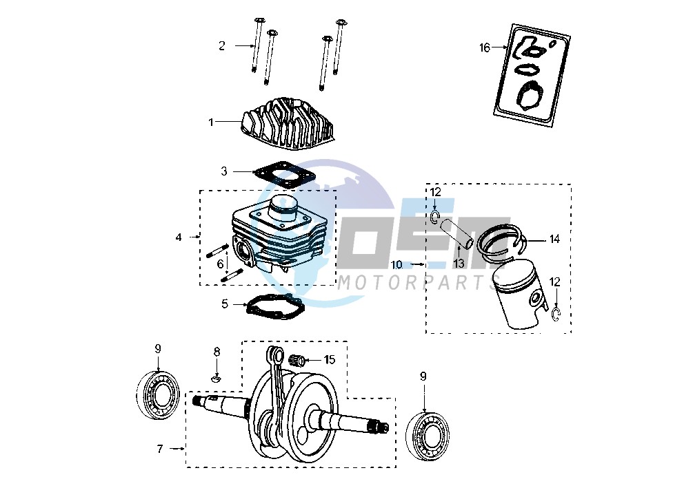 CRANKSHAFT-CYLINDER