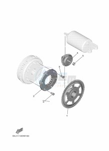 YXF1000EWS YX10FPSM (B4J2) drawing STARTER CLUTCH