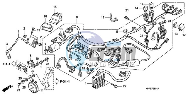 WIRE HARNESS (CBR125RW7/RW9/RWA)