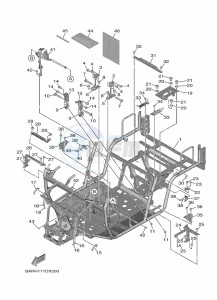 YXF850E YX85FPAN (BARK) drawing FRAME