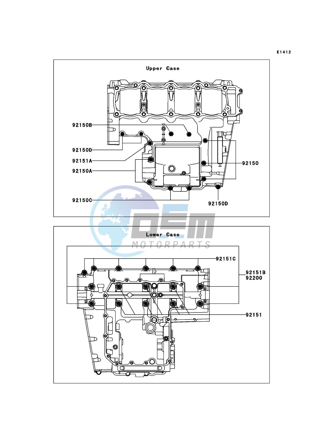 Crankcase Bolt Pattern