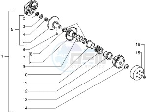 ET2 iniezione 50 drawing Driven pulley