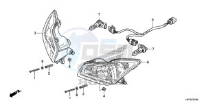 TRX420FPAD TRX420 Europe Direct - (ED) drawing HEADLIGHT