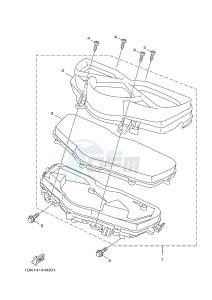 XC125R MAJESTY S (2PE1) drawing METER