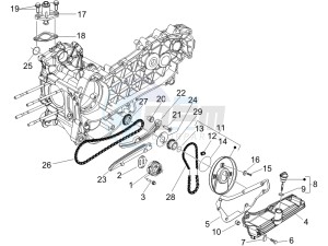 Liberty 125 4t Sport e3 drawing Oil pump