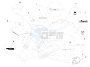 150 4T 3V ie Primavera (EMEA, LATAM) EQR) drawing Plates - Emblems