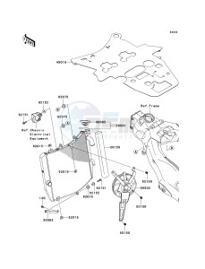 ZX 1000 E [NINJA ZX-10R] (E8F-E9FA) 0E9F drawing RADIATOR