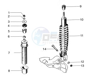 50 FL2 drawing Shock absorber rear