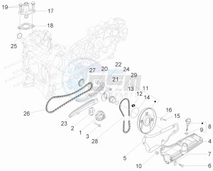 Liberty 125 4t 2v ie ptt (I) Italy drawing Oil pump