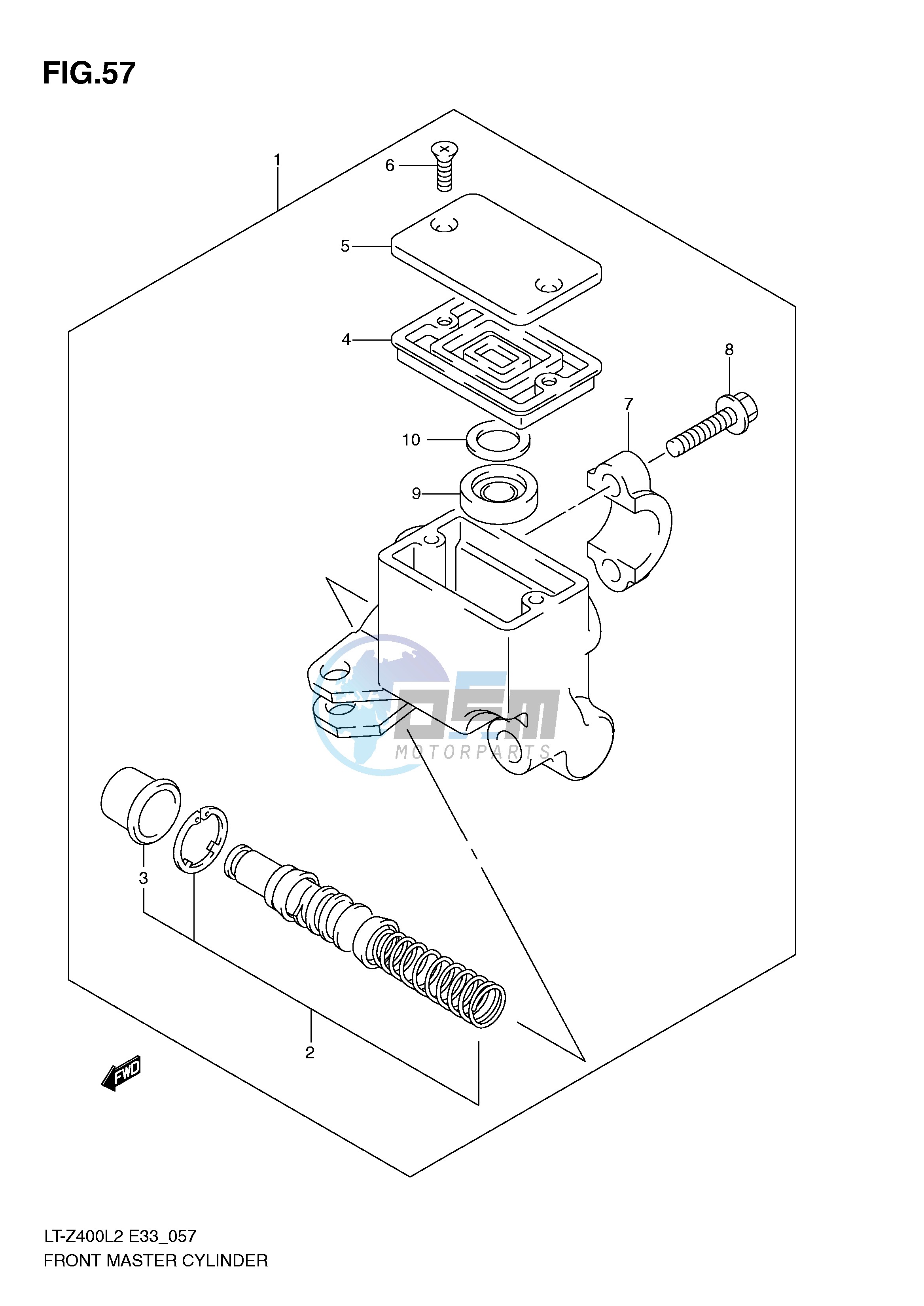 FRONT MASTER CYLINDER