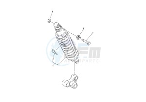 XT R 660 drawing REAR SHOCK ABSORBER