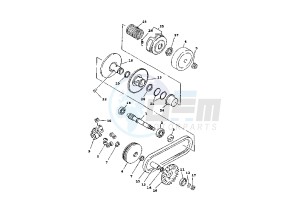 XC T CYGNUS 125 drawing CLUTCH MY98