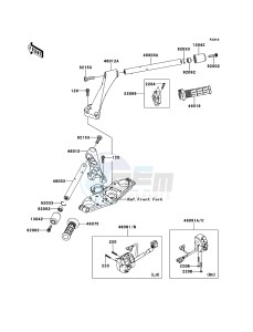 1400GTR ZG1400A8F FR GB XX (EU ME A(FRICA) drawing Handlebar