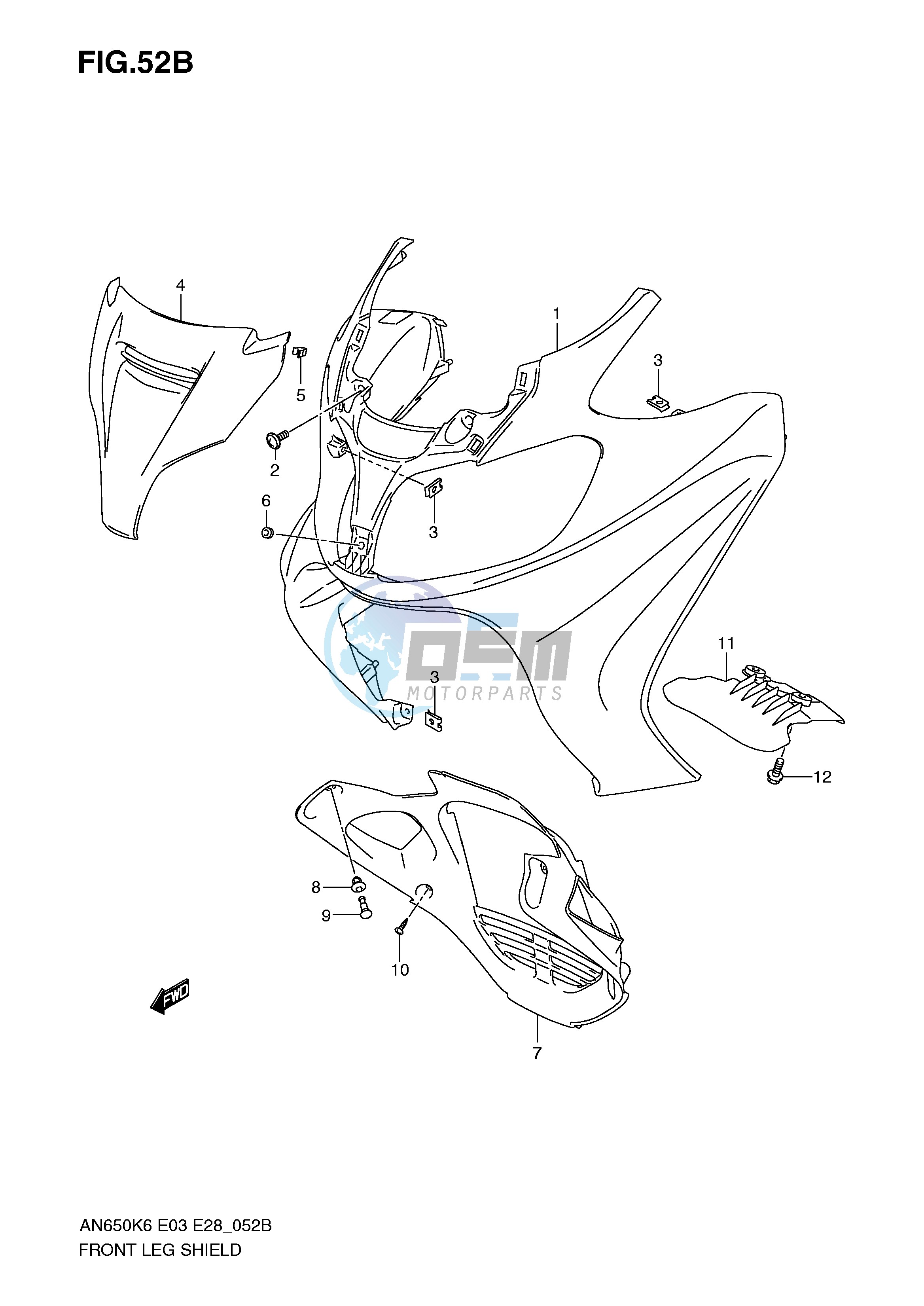 FRONT LEG SHIELD (MODEL K9)