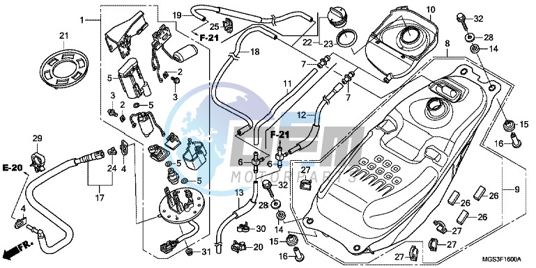 FUEL TANK/FUEL PUMP