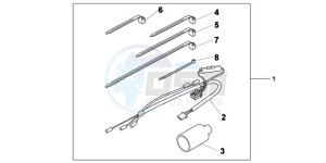 NC700XDD NC700X Dual Cluth ABS 2ED - (2ED) drawing KIT,GRIP HEATERAT