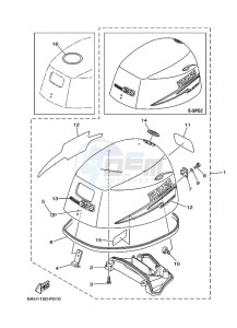 F15CMHS drawing FAIRING-UPPER