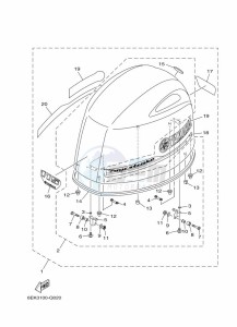 F115BETX drawing FAIRING-UPPER