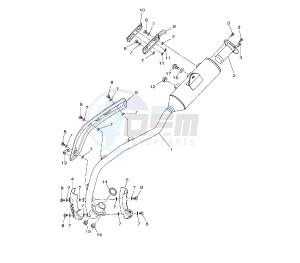 TT R 110 drawing EXHAUST