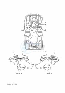 YFM450FWB KODIAK 450 (BJ5X) drawing GRAPHICS