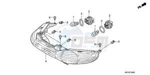 NSA700A9 KO / MME drawing COMBINATION LIGHT