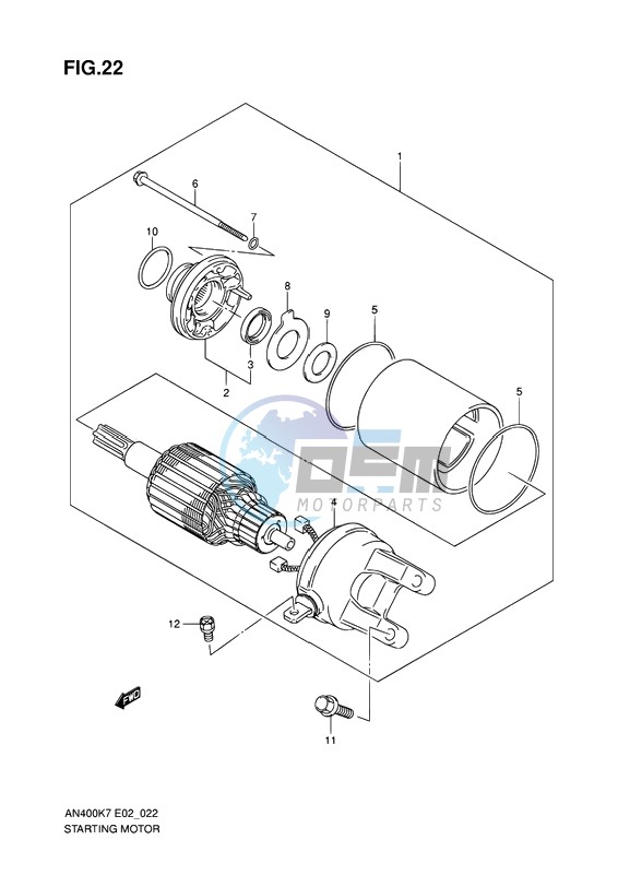 STARTING MOTOR