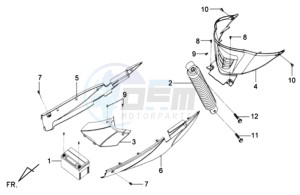 MIO 50 L5-L6 drawing REAR SHOCK -  COVERS