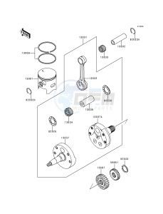 KX 250 L [KX250] (L2) [KX250] drawing CRANKSHAFT_PISTON-- S- -