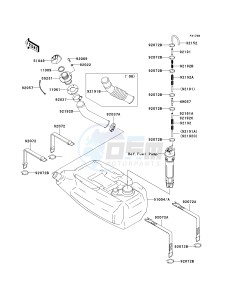 JT 1500 A [STX-15F] (A6F-A9F) A9F drawing FUEL TANK-- A8F_A9F- -