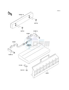 KAF620 G MULE 3000 (G1-G5) MULE 3000 drawing SEAT