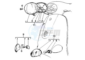 ET4 125-150 drawing Headlight