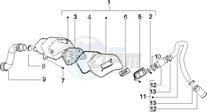 Runner 50 SP drawing Secondairy air box