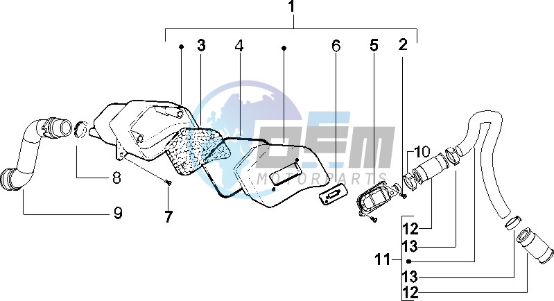 Secondairy air box