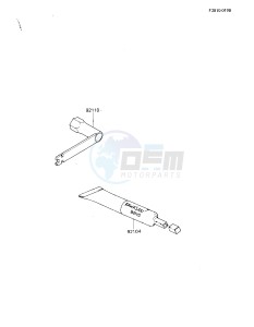 KX 125 E [KX125] (E2) [KX125] drawing OWNER TOOLS