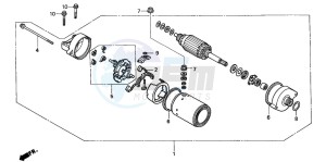 CBR900RE drawing STARTING MOTOR (CBR900RRY,1/RE1)