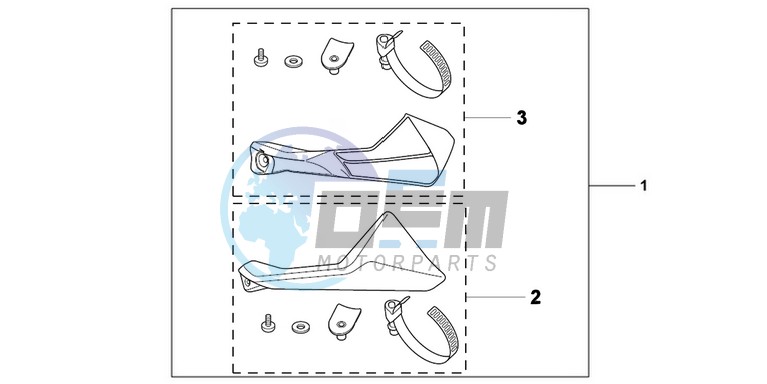 KIT  LEG DEFLECTOR