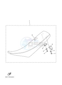 YZ250 (1SS8 1SS8) drawing SEAT